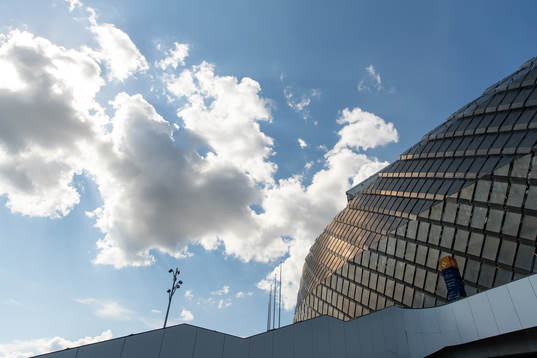 Exteriör av Tele2 Arena