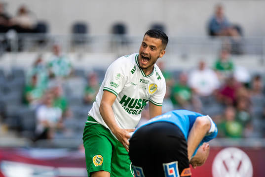 Hammarbys Astrit Selmani deppar