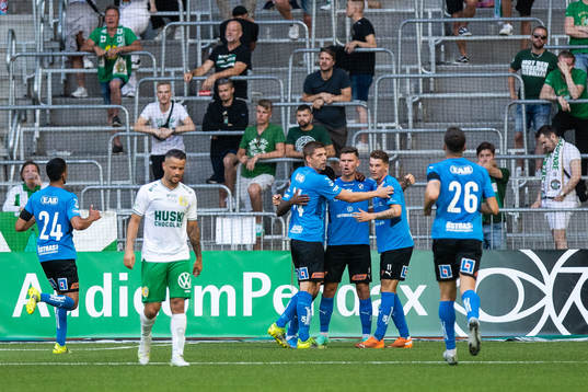 Halmstads Marcus Antonsson jublar