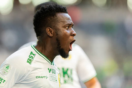 Hammarbys David Accam jublar