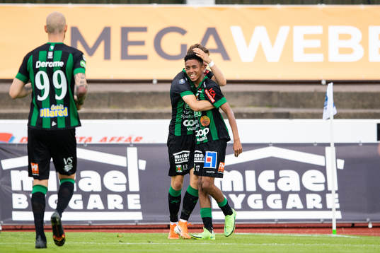 Varbergs Tashreeq Matthews jublar
