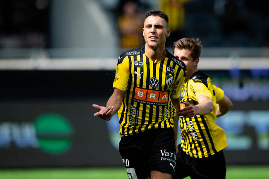Häckens Ali Youssef jublar