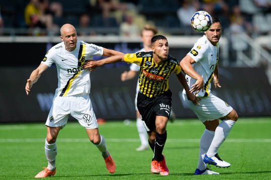 s Per Karlsson och Sotirios Papagiannopoulos mot Häckens