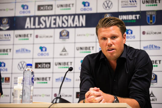 Mjällbys tränare Christian Järdler