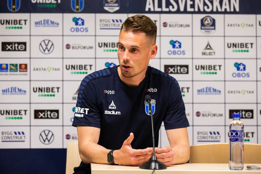 Sirius tränare Daniel Bäckström