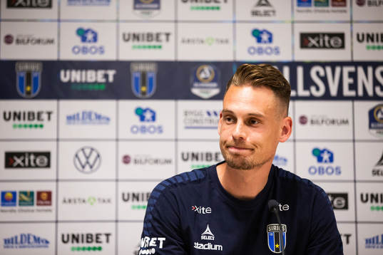 Sirius tränare Daniel Bäckström