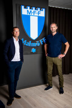Malmö FFs Daniel Andersson, sportdirektör, och Andreas