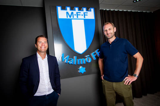 Malmö FFs Daniel Andersson, sportdirektör, och Andreas