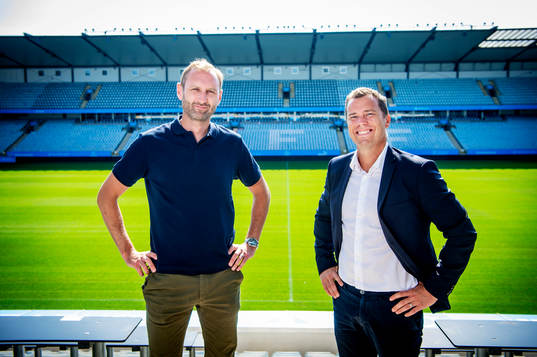 Malmö FFs Daniel Andersson, sportdirektör, och Andreas