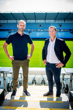 Malmö FFs Daniel Andersson, sportdirektör, och Andreas