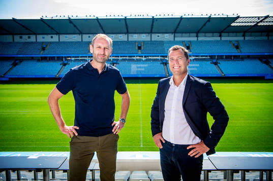 Malmö FFs Daniel Andersson, sportdirektör, och Andreas