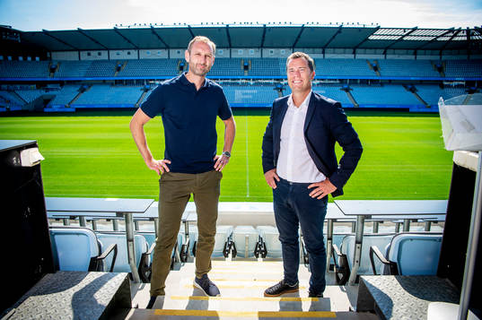 Malmö FFs Daniel Andersson, sportdirektör, och Andreas