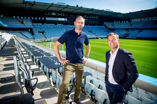 Malmö FFs Daniel Andersson, sportdirektör, och Andreas