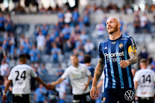 Djurgårdens Magnus Eriksson deppar