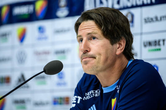 Djurgårdens tränare Thomas Lagerlöf