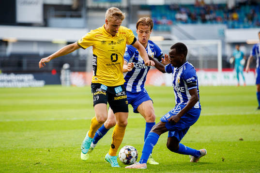 Elfsborgs Jeppe Møldrup Okkels i en kamp mot IFK