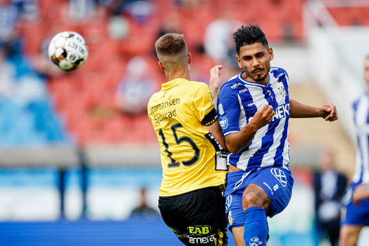 Elfsborgs Leo Väisänen och IFK Göteborgs Hosam Aiesh