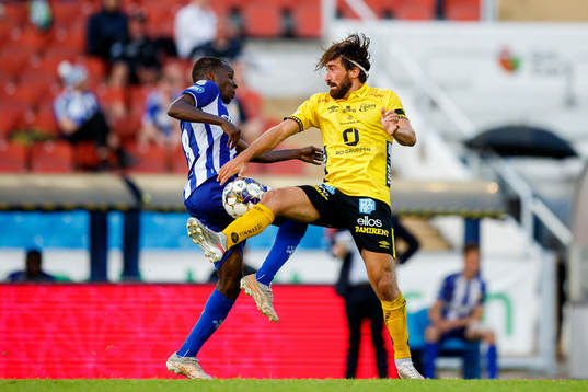 IFK Göteborgs Alhassan Yusuf och Elfsborgs Frederik Holst