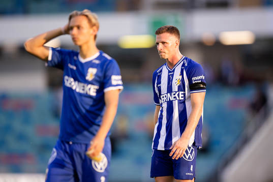 IFK Göteborgs Calle Johansson deppar