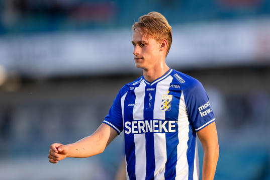 IFK Göteborgs Oscar Vilhelmsson deppar