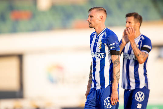 IFK Göteborgs Sebastian Eriksson deppar
