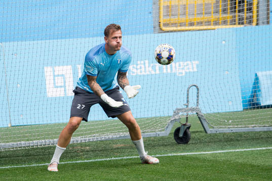Goalkeeper Johan Dahlin
