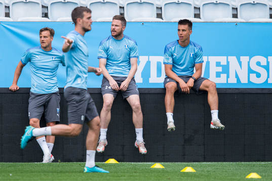 Eric Larsson, Pavle Vagic, Lasse Nielsen and Jonas Knudsen