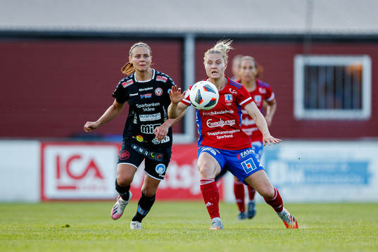 Kristianstads Alice Nilsson och Vittsjös Mie Leth Jans