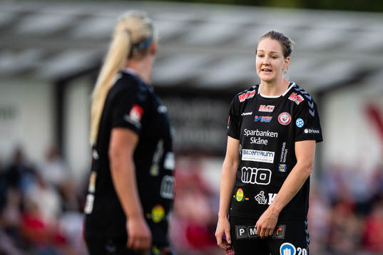 Kristianstads Mia Carlsson deppar