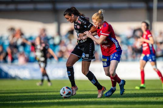 Kristianstads Anna Welin och Vittsjös Clare Polkinghorn