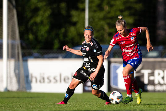 Kristianstads Therese Sessy Åsland och Vittsjös Julia