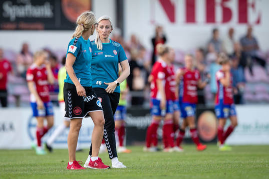 Kristianstads tränare Elisabet Gunnarsdóttir deppar