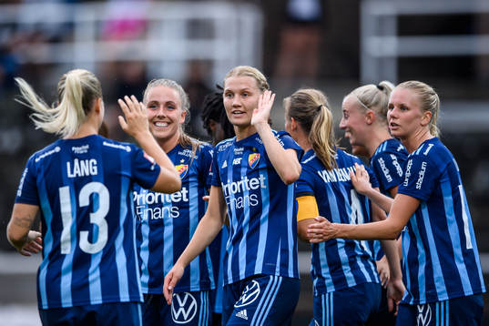 Djurgårdens Sara Olai (m) jublar