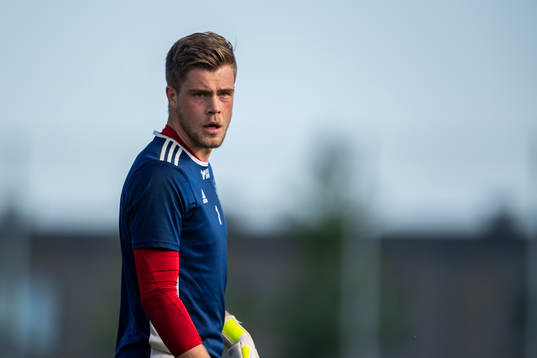 Ängelholms målvakt Robin Streifert