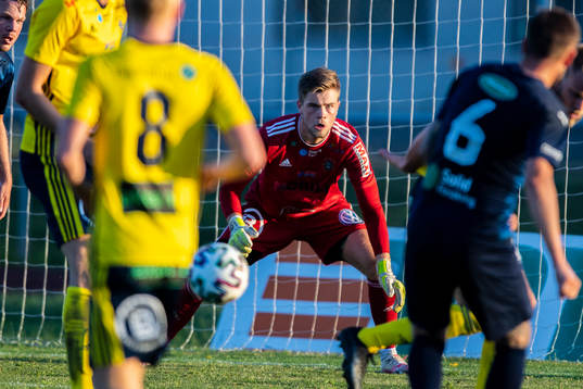 Ängelholms målvakt Robin Streifert