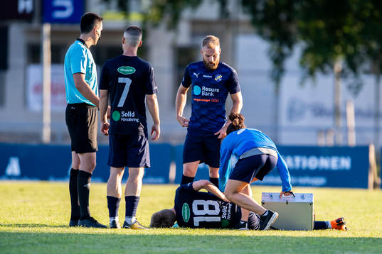 Eskilsminnes Hampus Stoltz har ont