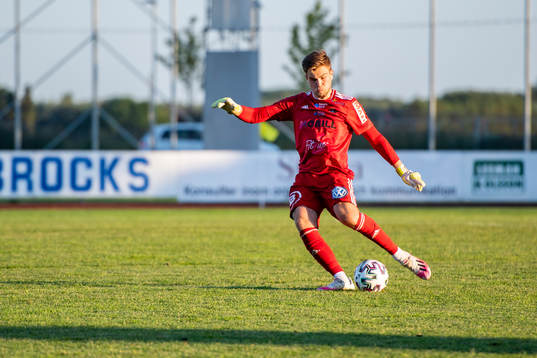 Ängelholms målvakt Robin Streifert