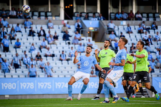 Sören Rieks and Antonio Colak of Malmö FF