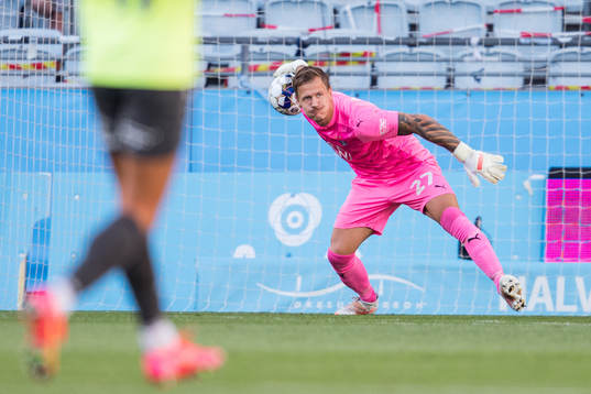 Goalkeeper Johan Dahlin of Malmö FF