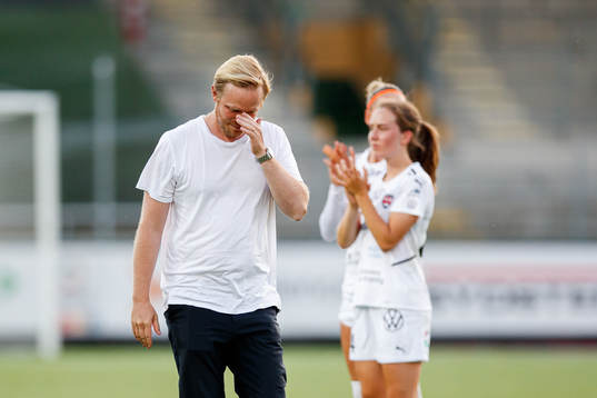 Rosengårds tränare Jonas Eidevall tackar publiken