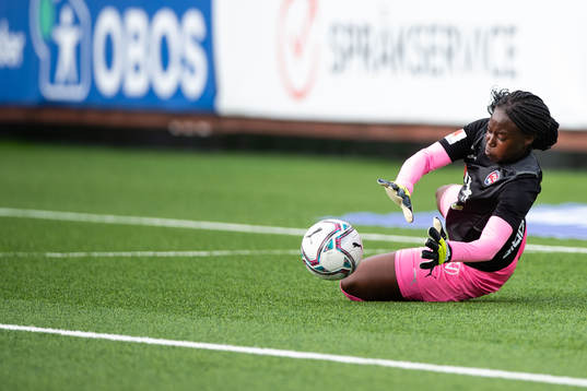 Rosengårds målvakt Angel Mukasa