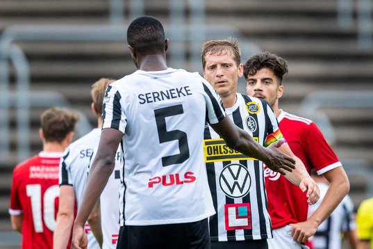 Landskronas Philip Andersson tackar medspelare
