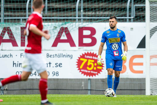 Landskronas målvakt Amr Kaddoura