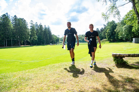 Marcus Berg och Oscar Wendt