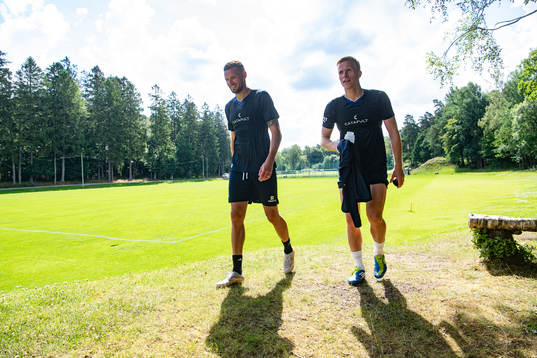 Marcus Berg och Oscar Wendt