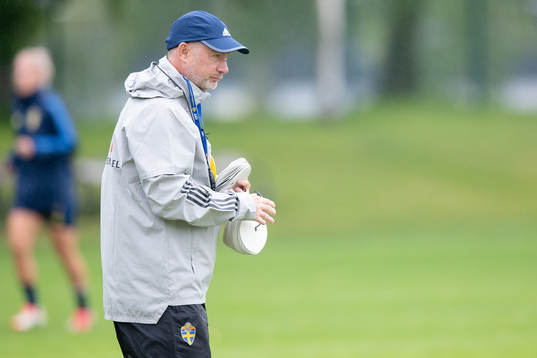 Sveriges förbundskapten Peter Gerhardsson