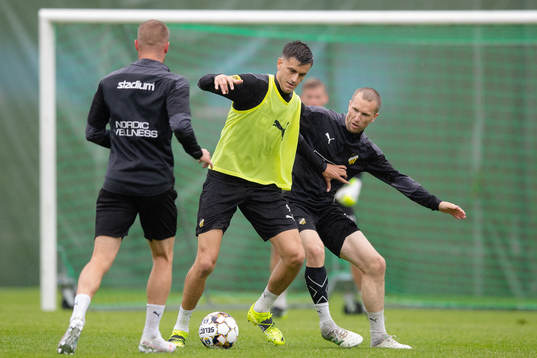 Häckens Alexander Jeremejeff  och Rasmus Lindgren