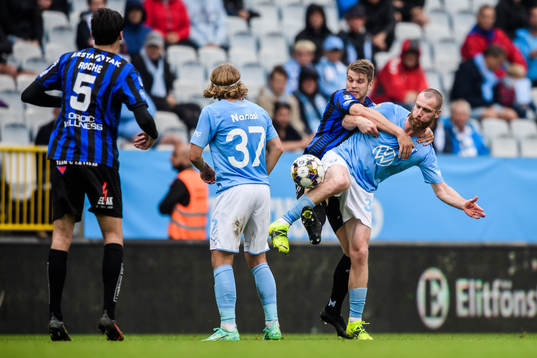 Sirius Marcus Mathisen och Malmö FFs Jo Inge Berget