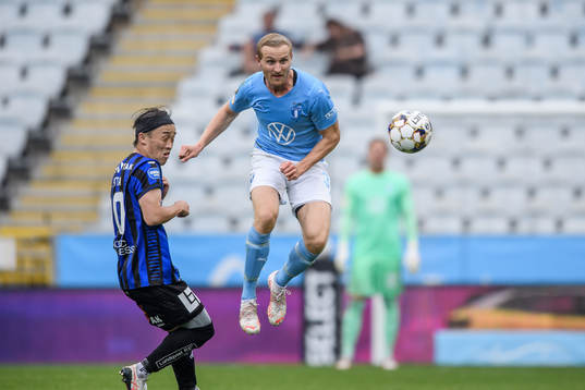 Sirius Yukiya Sugita och Malmö FFs Franz Brorsson