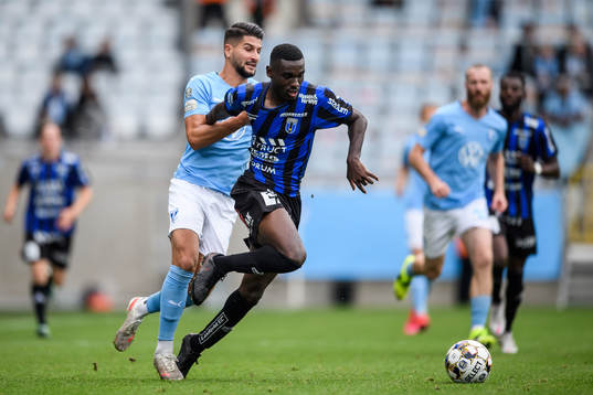 Malmö FFs Antonio Colak och Sirius Patrick Nwadike